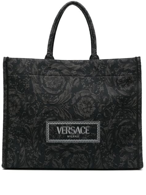 versace canvas chain bag|Versace athena bag.